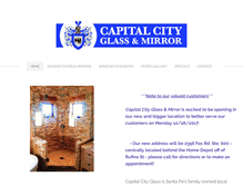 Tablet Screenshot of capitalcityglassnm.com